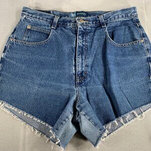 Avenue‎ Blues Jean Shorts - Size 34W - Classic Blue Denim